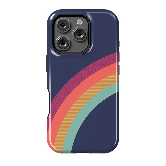 iPhone 16 Pro StrongFit Vintage Rainbow by ArtPrInk