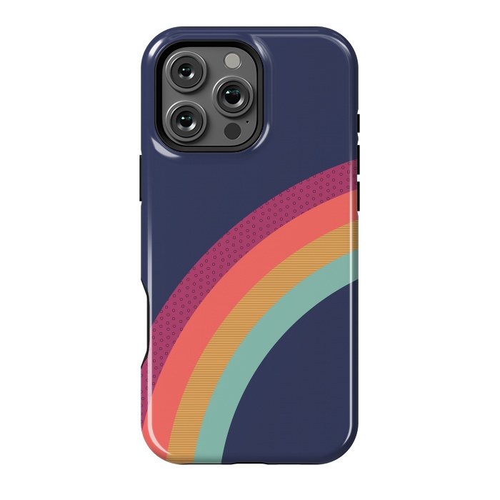 iPhone 16 Pro Max StrongFit Vintage Rainbow by ArtPrInk