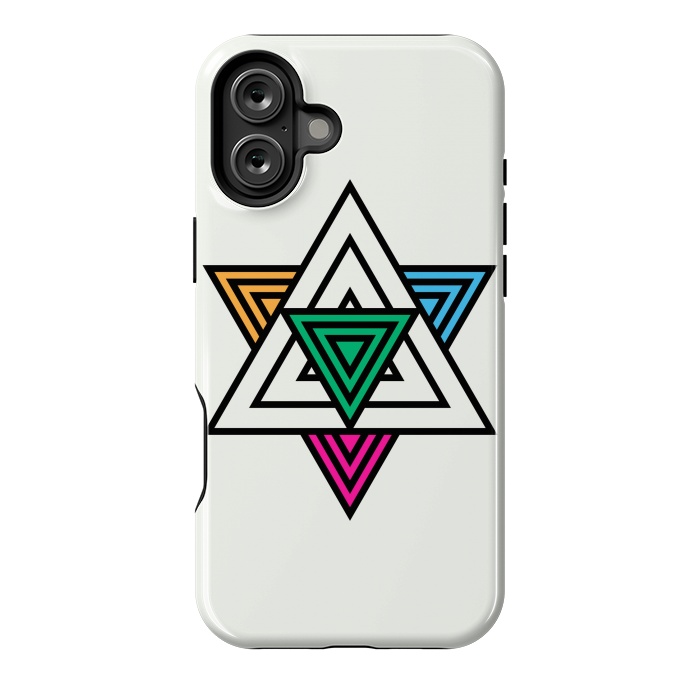 iPhone 16 Plus StrongFit Star Triangles by TMSarts