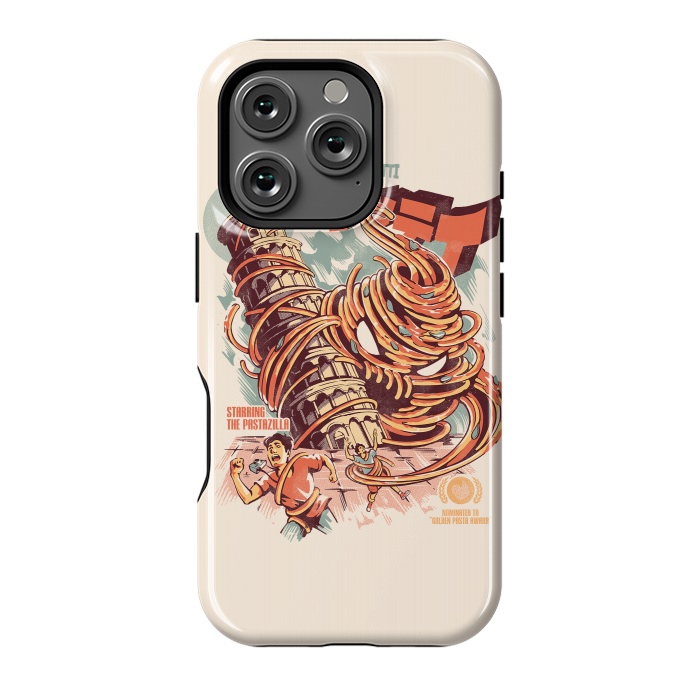 iPhone 16 Pro StrongFit The Kaiju Spaghetti by Ilustrata