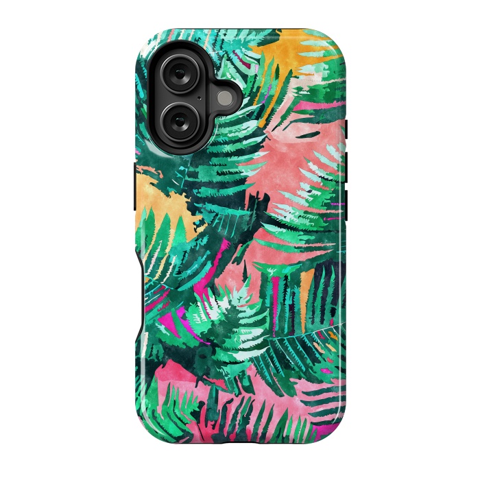 iPhone 16 StrongFit I'm All About Palm Trees & 80 Degrees by Uma Prabhakar Gokhale