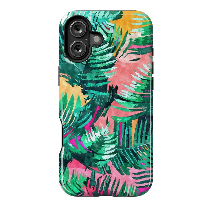 iPhone 16 Plus StrongFit I'm All About Palm Trees & 80 Degrees by Uma Prabhakar Gokhale