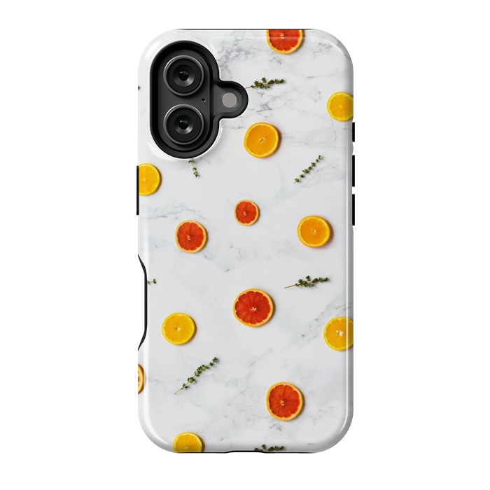 iPhone 16 StrongFit YELLOW ORANGE FRUITS by MALLIKA