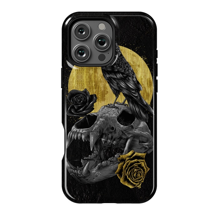 iPhone 16 Pro Max StrongFit Skull Crow by Alberto