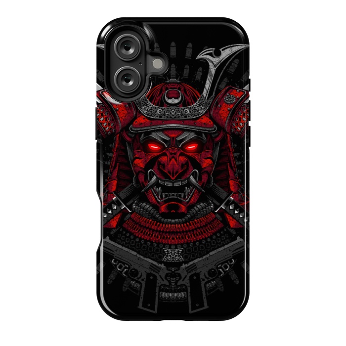 iPhone 16 Plus StrongFit Red Samurai  by Alberto