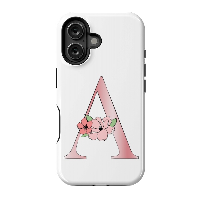 iPhone 16 StrongFit Monogram Letter A by Martina