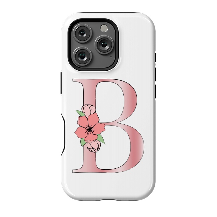 iPhone 16 Pro StrongFit Monogram Letter B by Martina