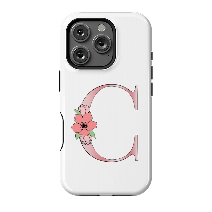 iPhone 16 Pro StrongFit Monogram Letter C by Martina