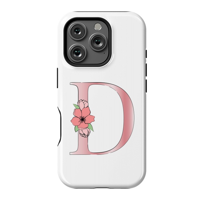 iPhone 16 Pro StrongFit Monogram Letter D by Martina