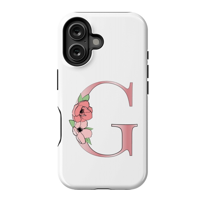 iPhone 16 StrongFit Monogram Letter G by Martina