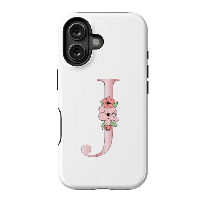 iPhone 16 StrongFit Monogram Letter J by Martina