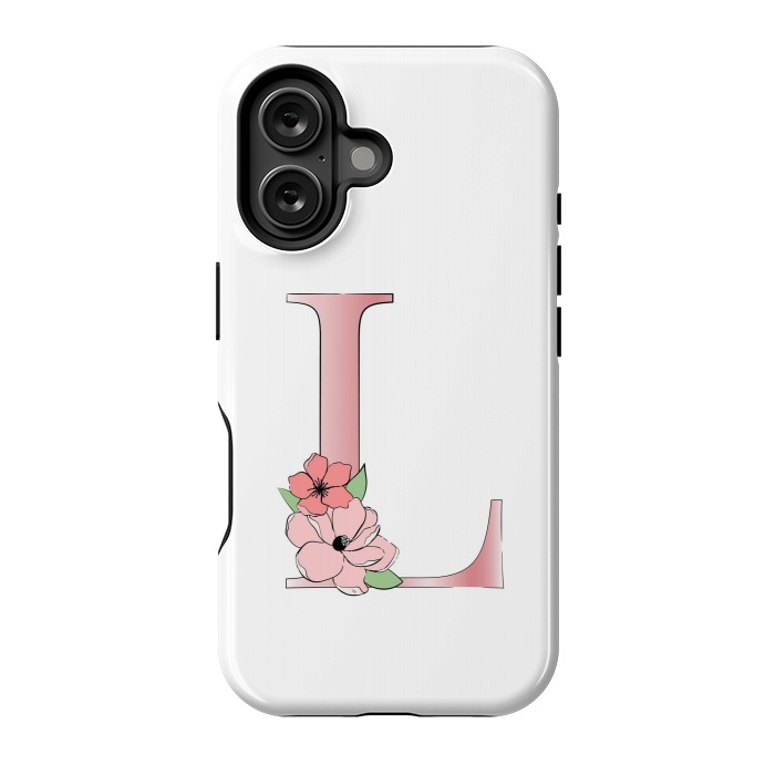 iPhone 16 StrongFit Monogram Letter L by Martina