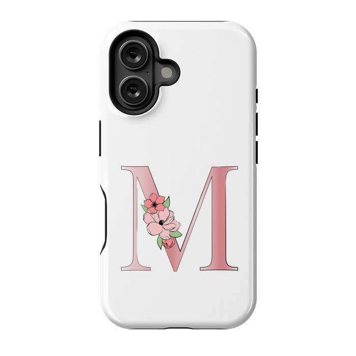 iPhone 16 StrongFit Monogram Letter M by Martina