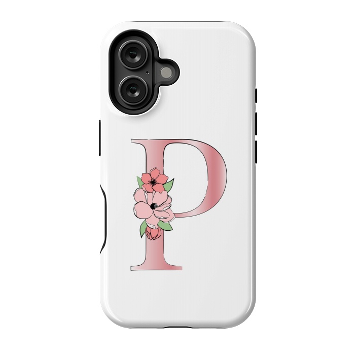 iPhone 16 StrongFit Monogram Letter P by Martina