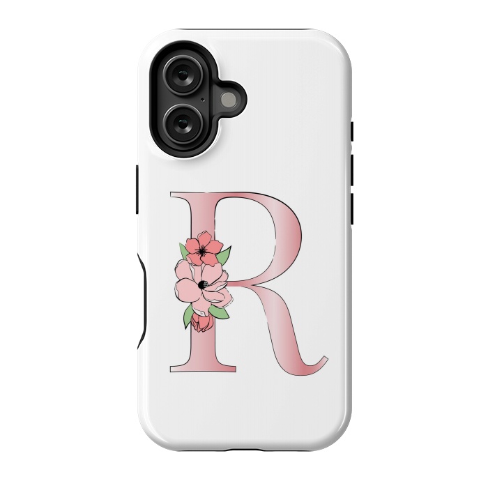 iPhone 16 StrongFit Monogram Letter R by Martina