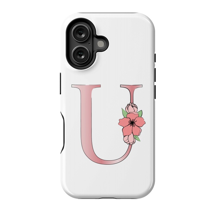 iPhone 16 StrongFit Monogram Letter U by Martina