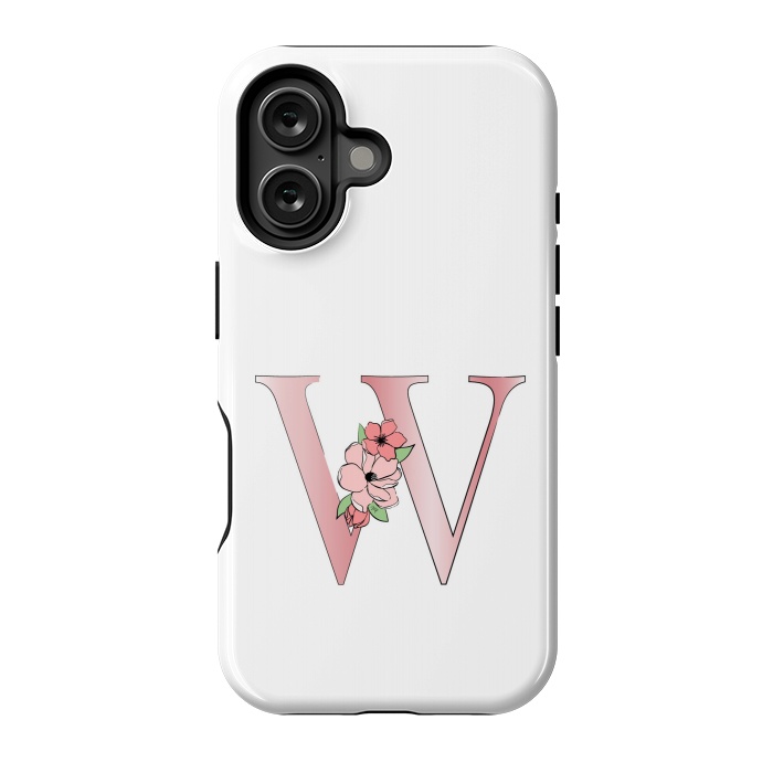 iPhone 16 StrongFit Monogram Letter W by Martina