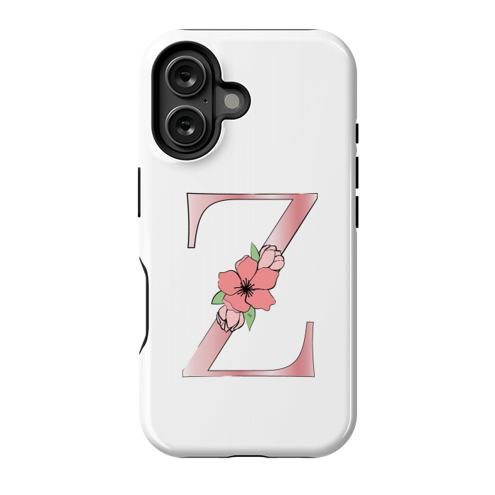 iPhone 16 StrongFit Monogram Letter Z by Martina