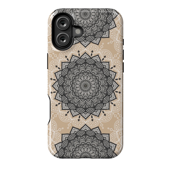 iPhone 16 Plus StrongFit Flower mandalas. by Jms