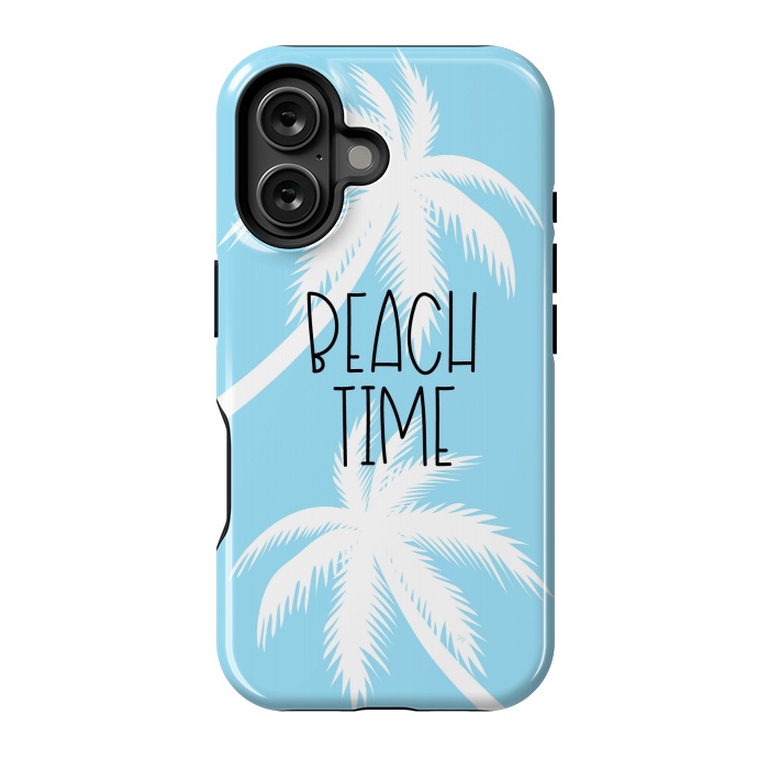 iPhone 16 StrongFit Blue Beach Time by Martina