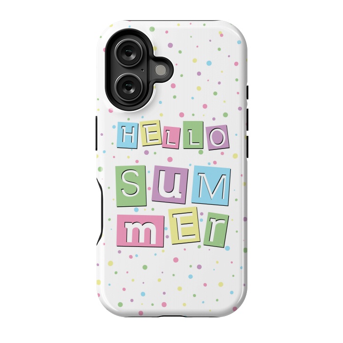 iPhone 16 StrongFit Hello Summer by Martina