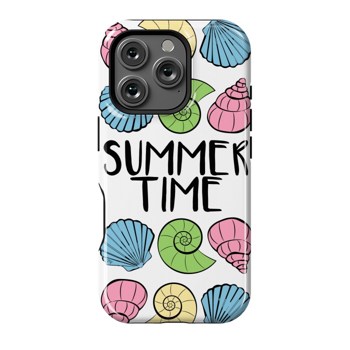 iPhone 16 Pro StrongFit Summer Time Shells by Martina