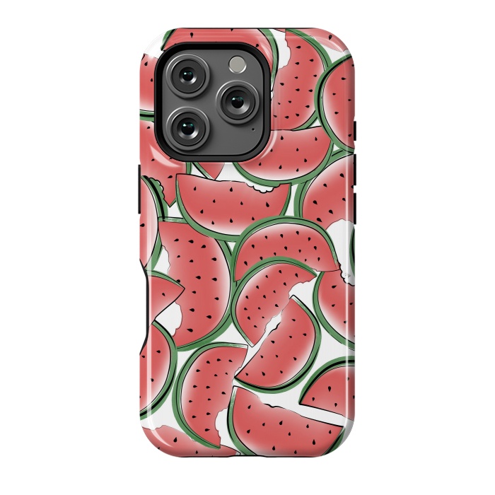 iPhone 16 Pro StrongFit Water melon pattern by Martina