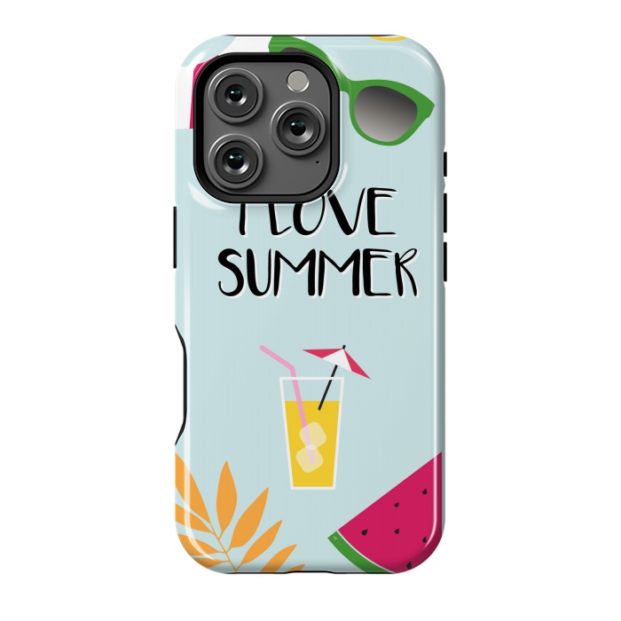 iPhone 16 Pro StrongFit I love summer by Martina