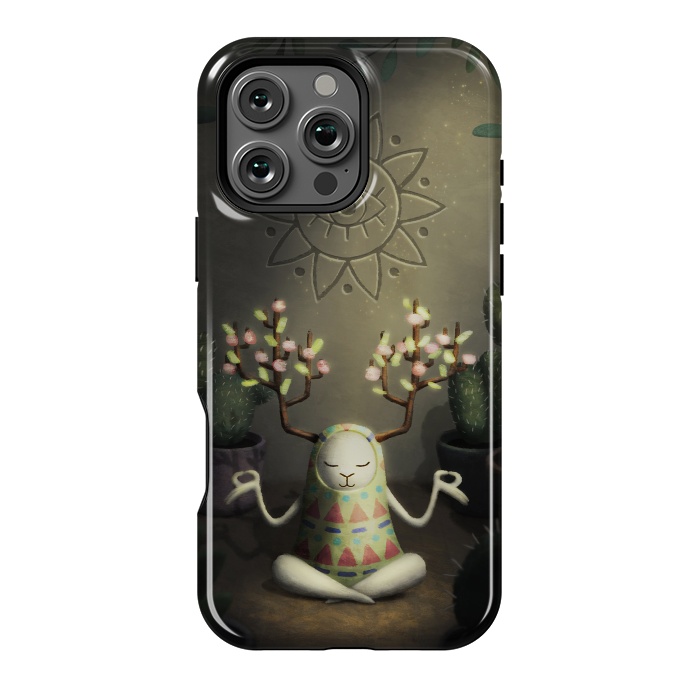 iPhone 16 Pro Max StrongFit Cactus garden by Laura Nagel