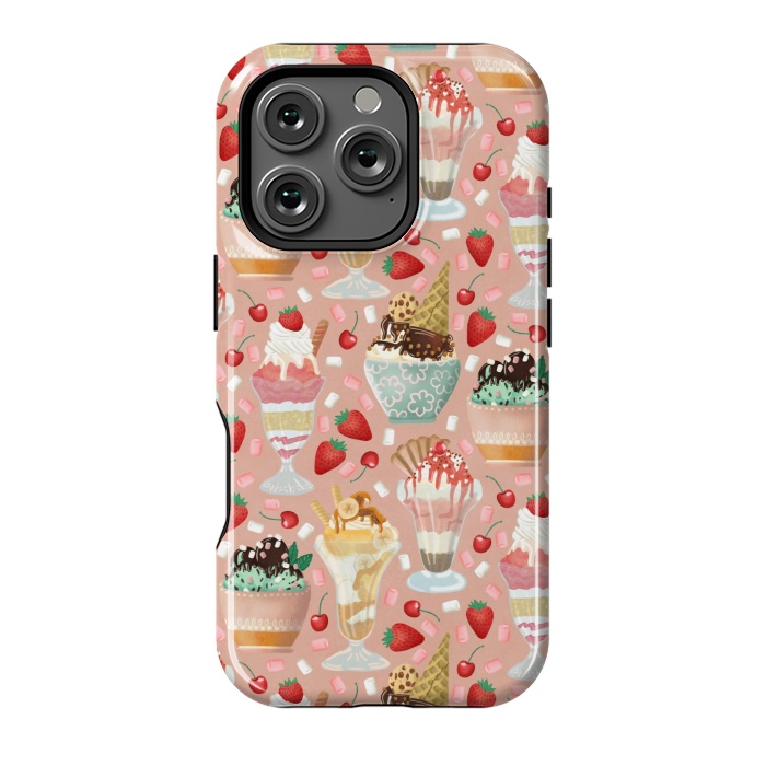 iPhone 16 Pro StrongFit Sundae Daze by Tangerine-Tane