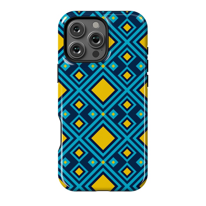 iPhone 16 Pro Max StrongFit Geometric Abstract Diamond by TMSarts