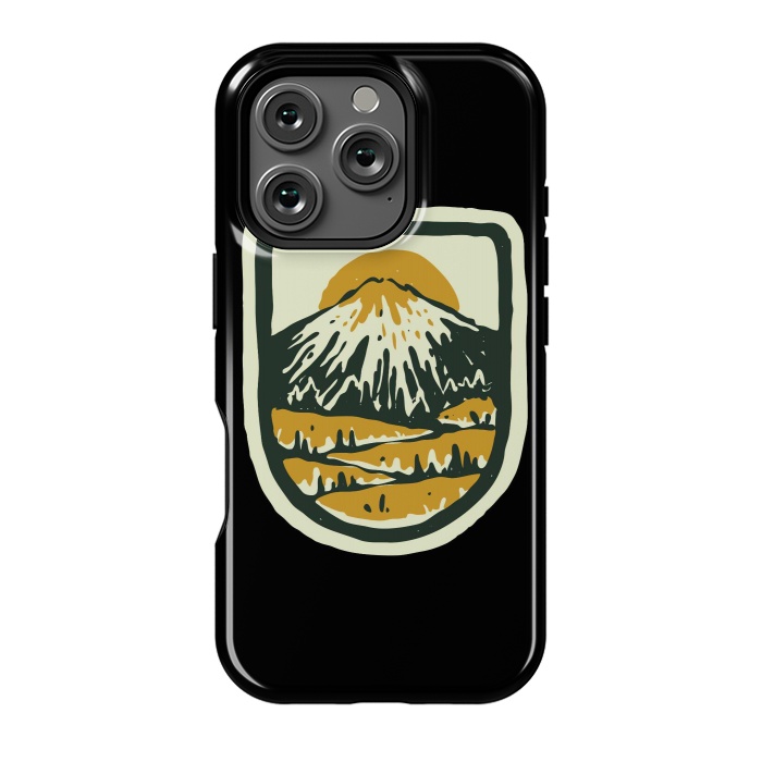 iPhone 16 Pro StrongFit Mountain Hand Drawn by Afif Quilimo