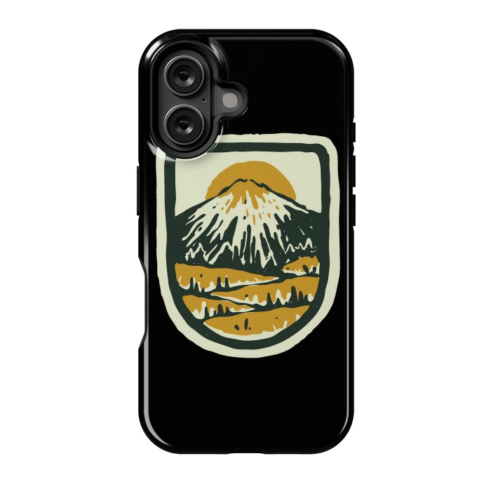 iPhone 16 StrongFit Mountain Hand Drawn by Afif Quilimo