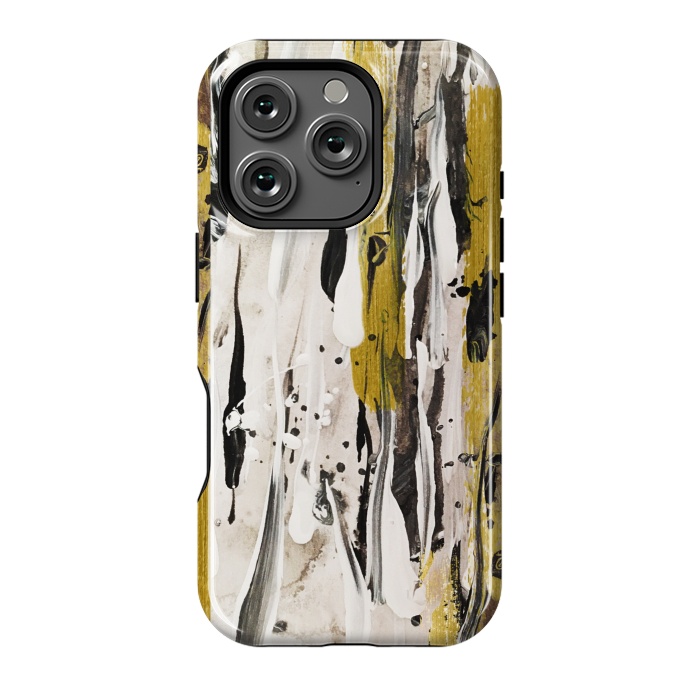 iPhone 16 Pro StrongFit Gold Drop by Gringoface Designs