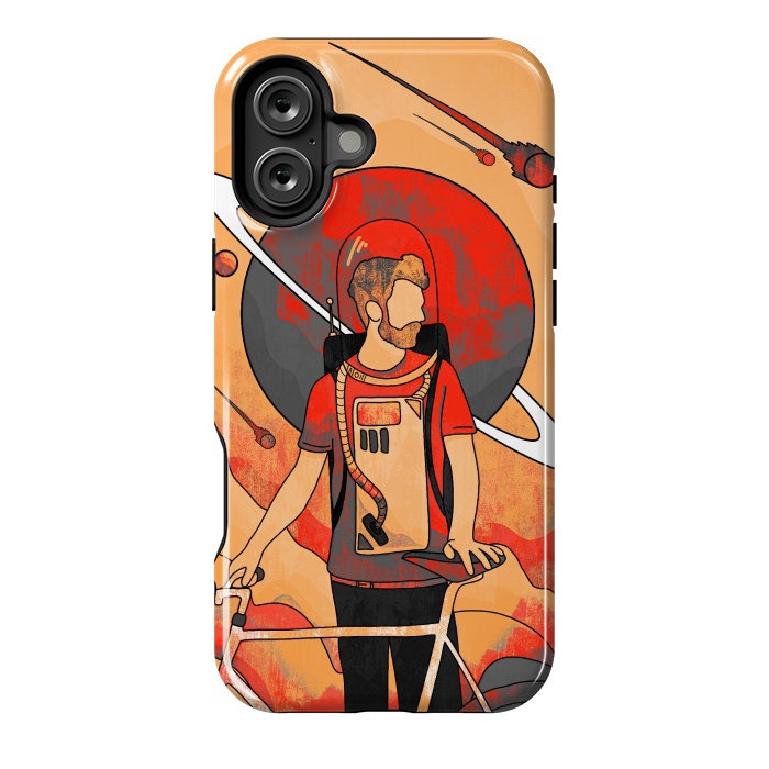 iPhone 16 Plus StrongFit A traveller of Mars by Steve Wade (Swade)