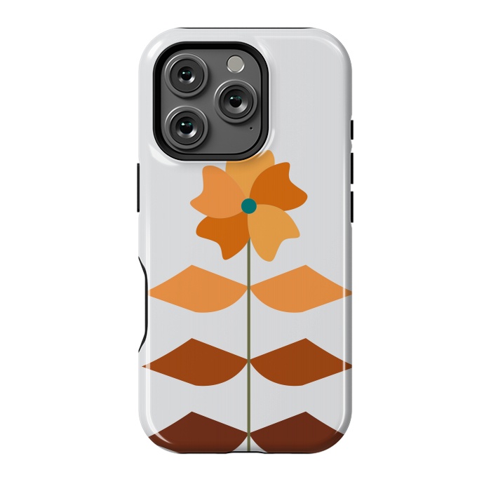 iPhone 16 Pro StrongFit Geometrical Floral by Creativeaxle