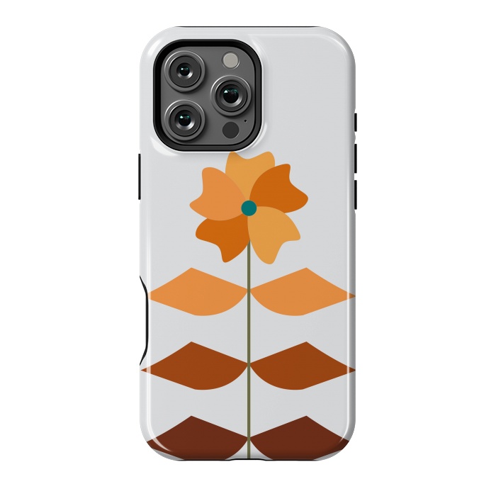 iPhone 16 Pro Max StrongFit Geometrical Floral by Creativeaxle