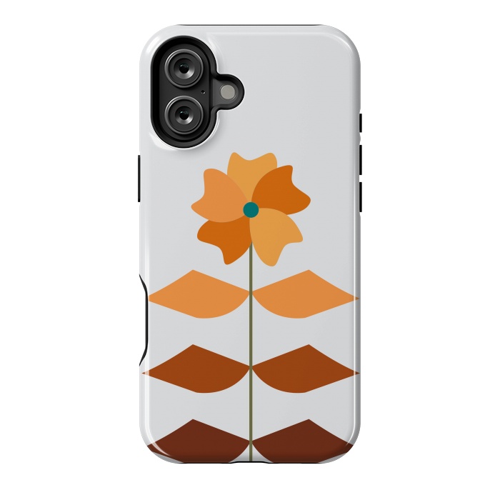 iPhone 16 Plus StrongFit Geometrical Floral by Creativeaxle