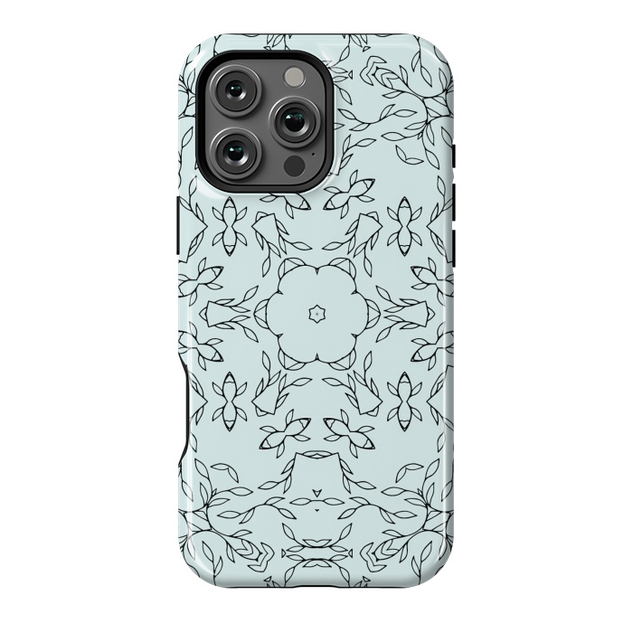 iPhone 16 Pro Max StrongFit Creeper Kaleidoscope Mandala by Creativeaxle