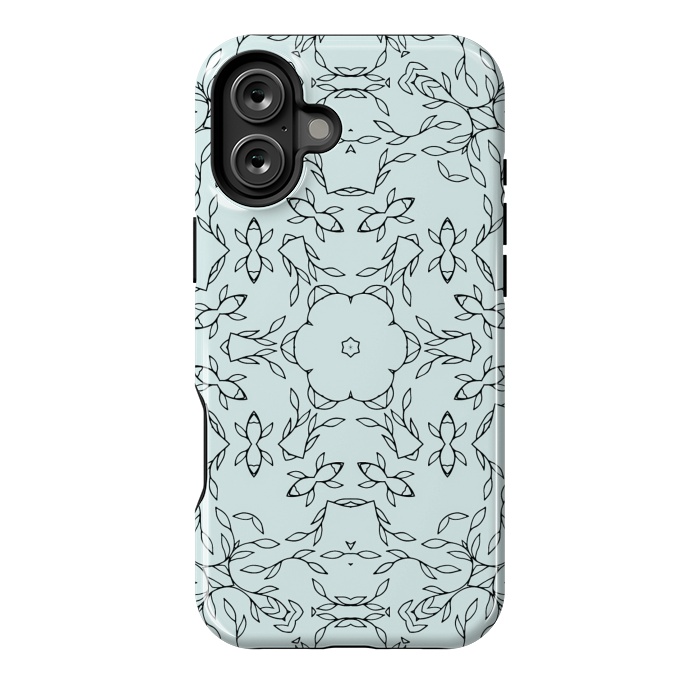 iPhone 16 Plus StrongFit Creeper Kaleidoscope Mandala by Creativeaxle