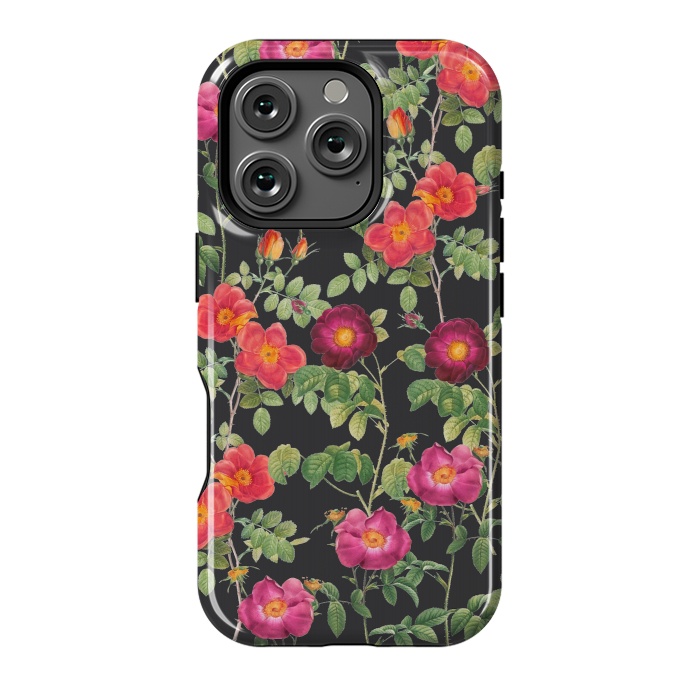 iPhone 16 Pro StrongFit Dark Roses by Zala Farah