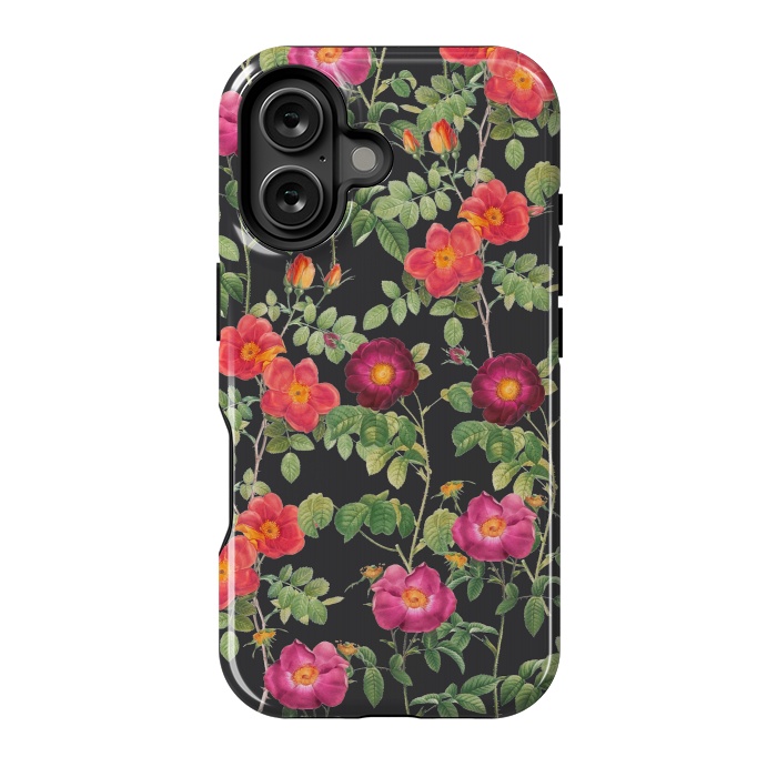 iPhone 16 StrongFit Dark Roses by Zala Farah