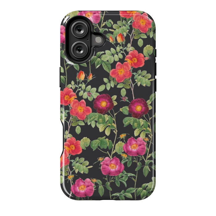 iPhone 16 Plus StrongFit Dark Roses by Zala Farah