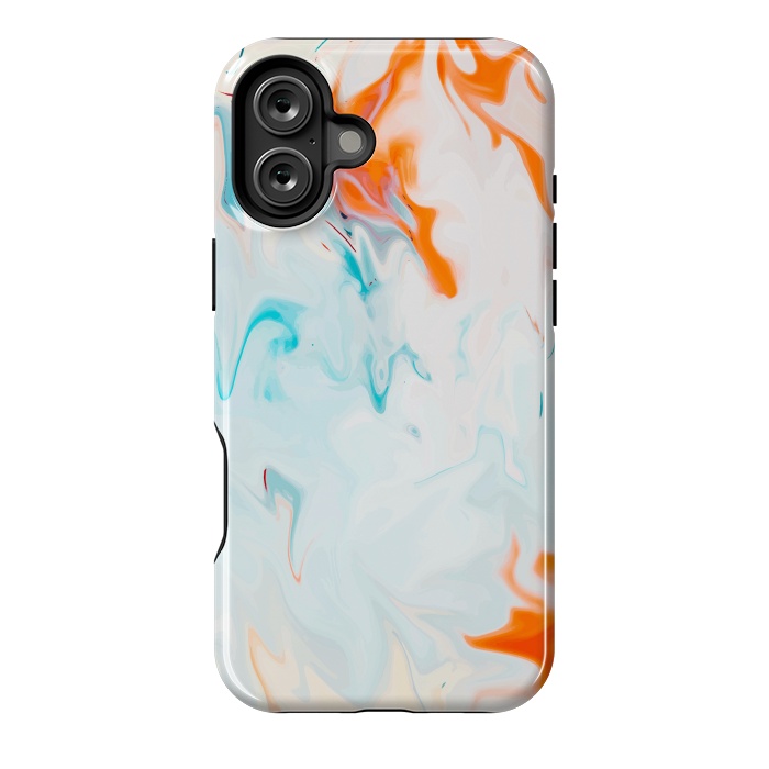 iPhone 16 Plus StrongFit Abstract Marble-I by Creativeaxle