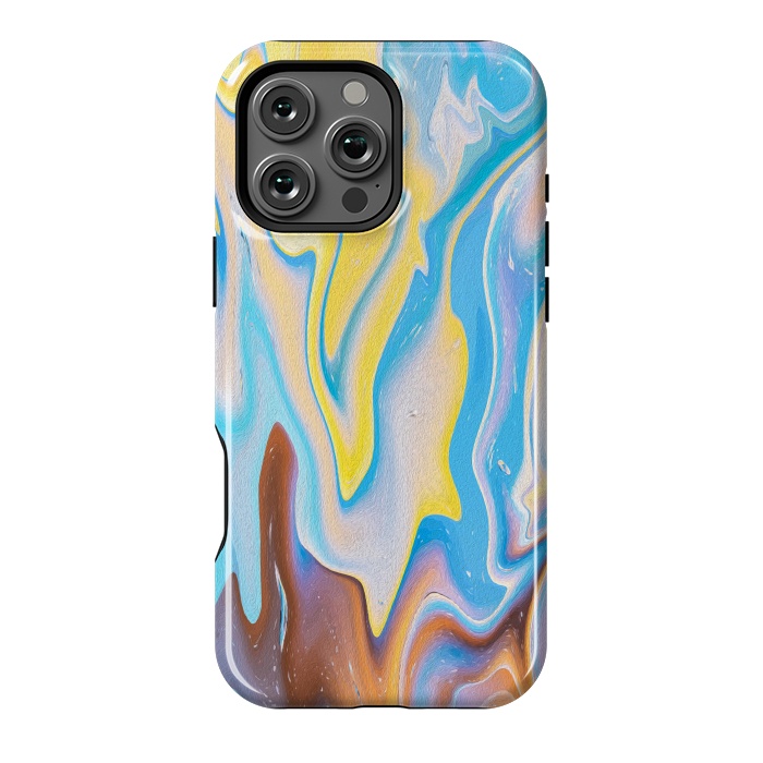 iPhone 16 Pro Max StrongFit Abstract Marble-II by Creativeaxle