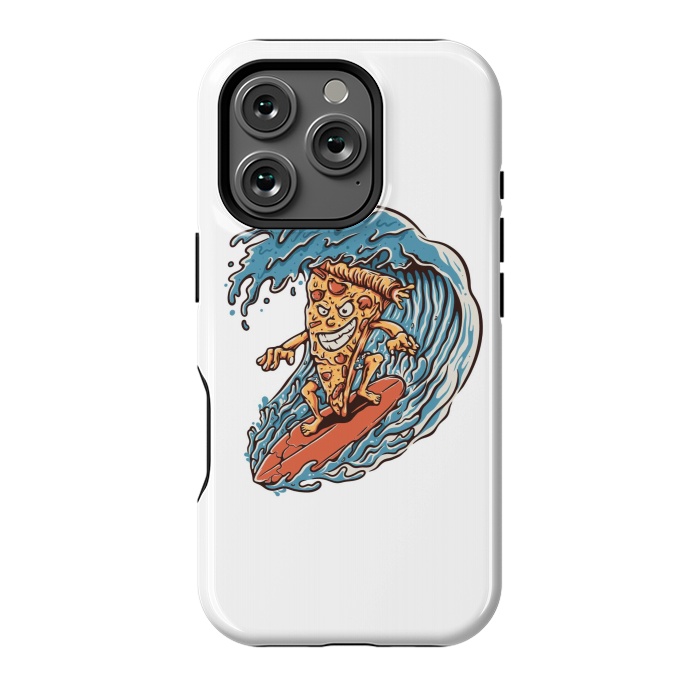 iPhone 16 Pro StrongFit Pizza Surfer by Afif Quilimo