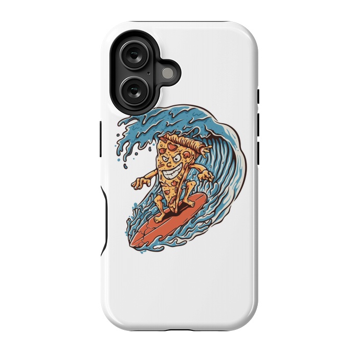 iPhone 16 StrongFit Pizza Surfer by Afif Quilimo