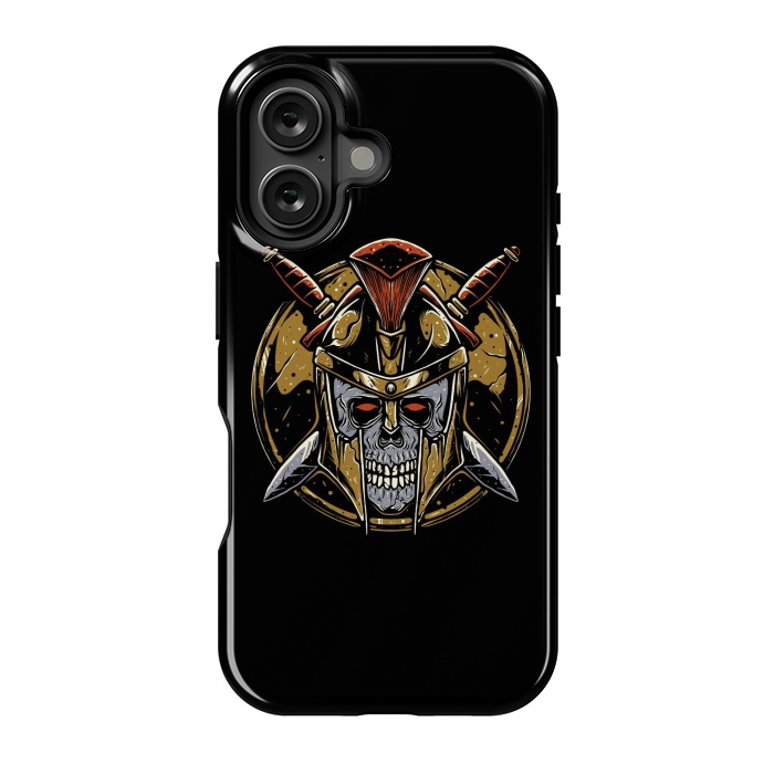 iPhone 16 StrongFit Skull Spartan 1 by Afif Quilimo