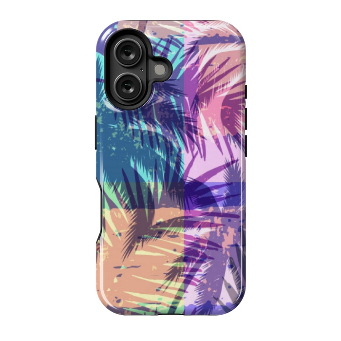 iPhone 16 StrongFit mosaic tropical pattern by MALLIKA