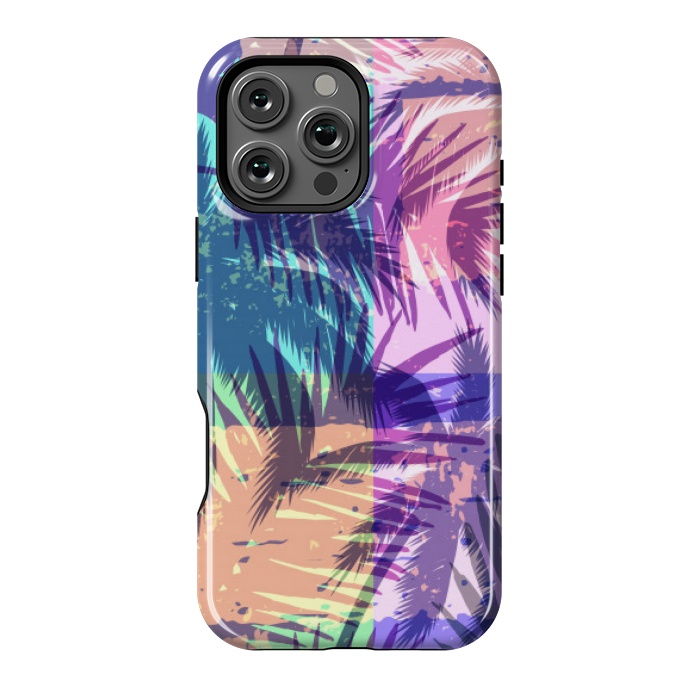 iPhone 16 Pro Max StrongFit mosaic tropical pattern by MALLIKA